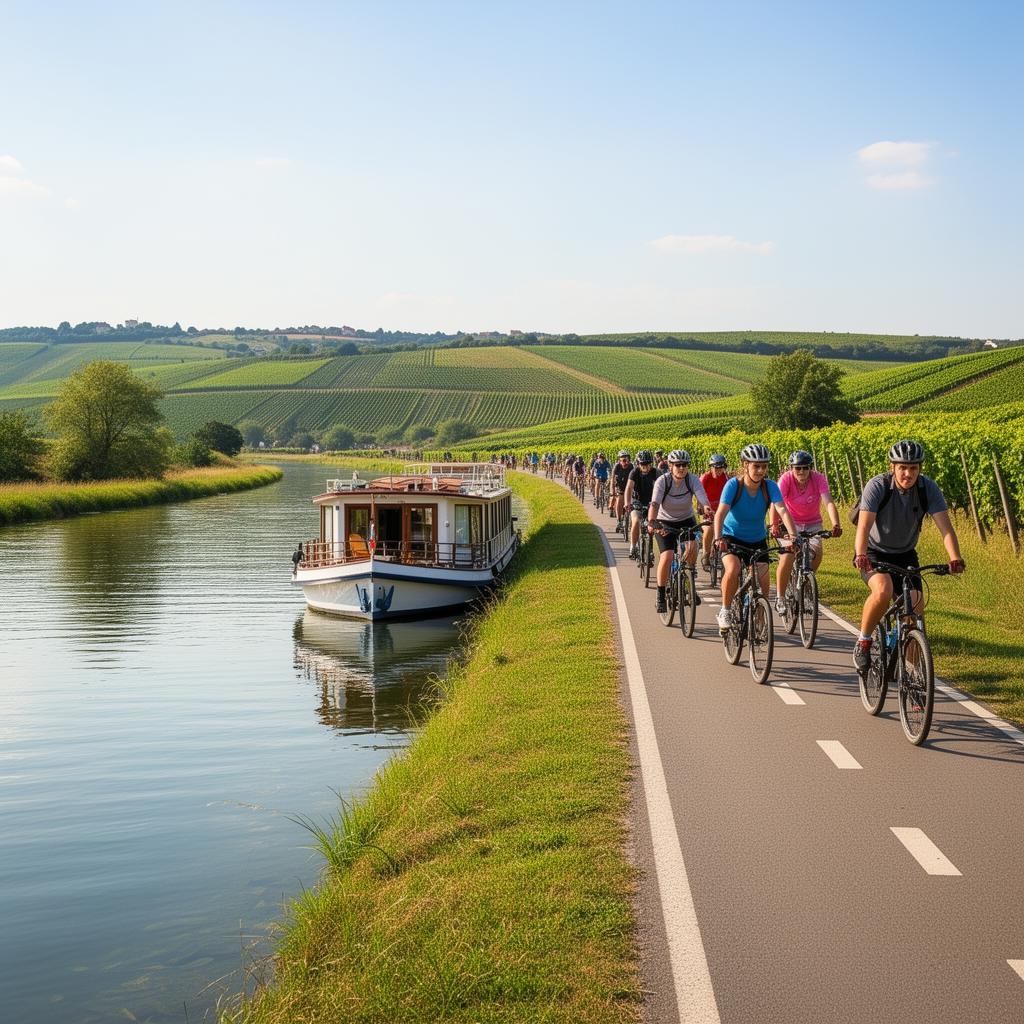 Cyklostezka podél kanálu
